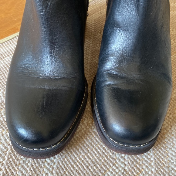 Franco Sarto Kemper Knee High Black Leather Boots, Size 7.5 - Picture 13 of 16
